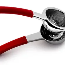 Высококачественная соковыжималка лимона из нержавеющей стали с силиконовые ручки