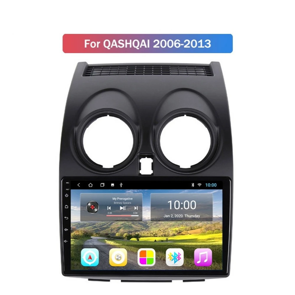 Автомобильный мультимедийный плеер 4G + 32G Android 10 0 для NISSAN QASHQAI 2006-2013 автомобильный