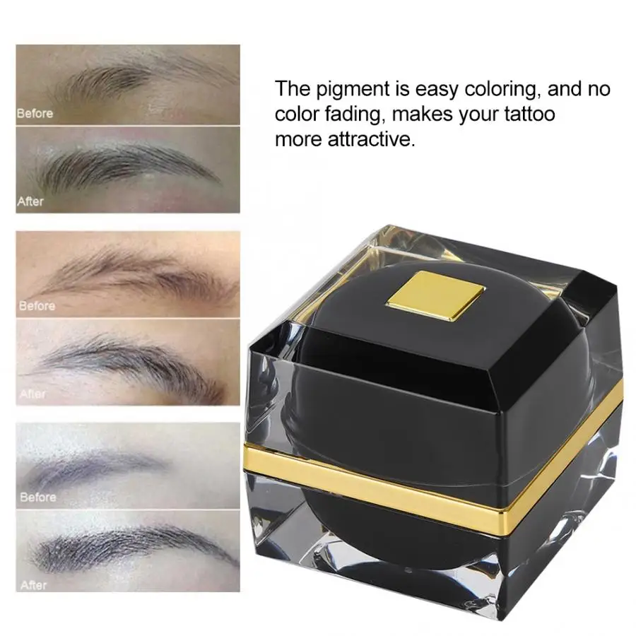 15ml Plant Extracts Eyeliner Microblading Tattoo Pigment Ink Long Lasting Tattoo Paint