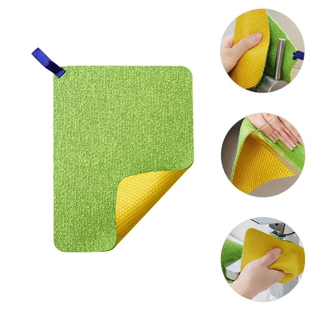 Kitchen Faucets Dishes Chopsticks Cleaning Cloth Reusable Fish Scale Rags |