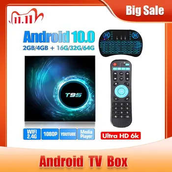 

Smart TV BOX Android 10.0 6K Ultra HD 4G RAM 32G 64G ROM IPTV Set Top Box TV Receiver Support WiFi 2.4G 5G Bluetooth 10 Bit HDR