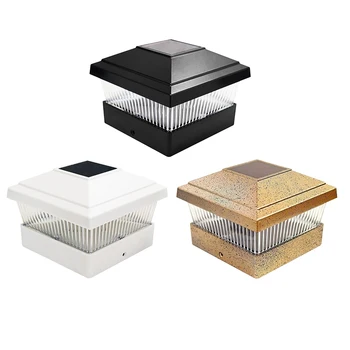 

LED Solar Post Light Head Lamp Automatically Recharging Waterproof Column Cap Fence Landscape for Garden Landscape Fence