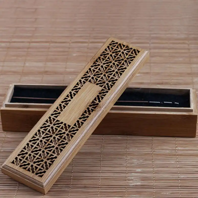 Ароматическая горелка подставка для ароматических палочек с ящиком Joss-Stick Box полый ароматерапия Zen лежа курильница для дома и офиса Чайный домик