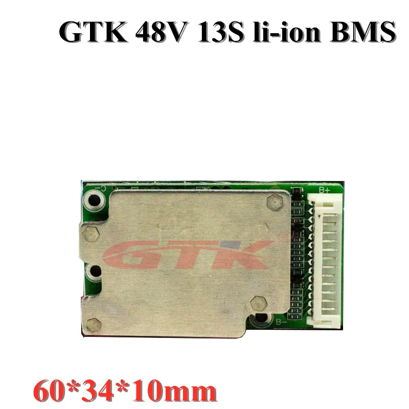 GTK Высокое качество литиевая батарея Защитная плата 13S 48V для 12A 350W электрических