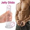 Realistic Silicone Dildo Large Dildo Sex Toy for Women with Thick Glans G Spot Stimulate Real Dong with Suction Cup Stiff Cock 1