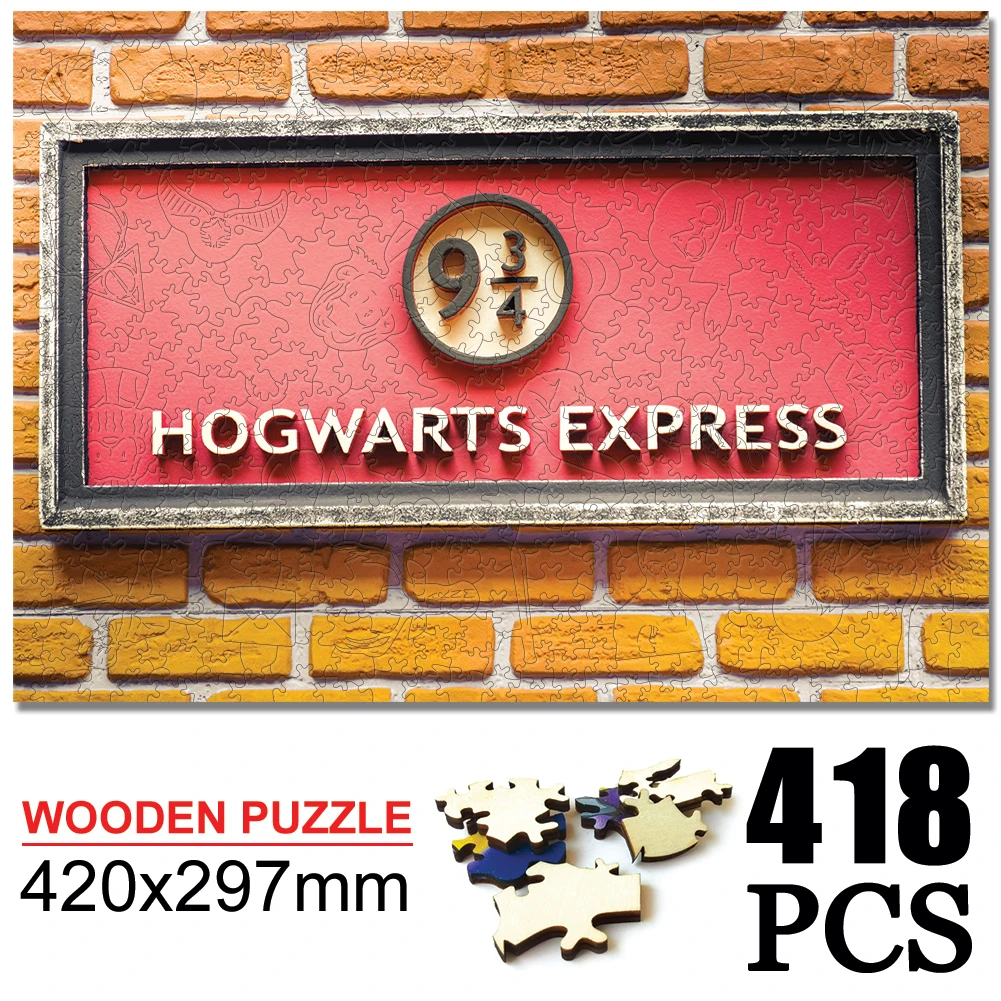 Wood Puzzle Mystical Magic Art Jigsaw Assembly Adults Kids Puzzles Games Wooden Puzzles wooden puzzles башмак