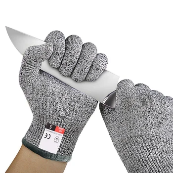 

Upgrade Cut Resistant Gloves Safety Kitchen Butcher Cut-Resistant Work Gloves for Meat Cutting Wood Carving Anti-Cut Safe Gloves