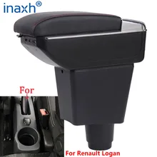 Accoudoir pour Renault Logan 2, boîte d'accoudoir pour Renault Sandero 2, pièces spéciales de rénovation intérieures, accessoires, boîte de rangement centrale
