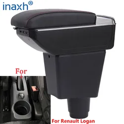 Reposabrazos Interior para Renault Logan 2, caja de almacenamiento central para Renault Sandero 2, piezas de modificación especial, accesorios