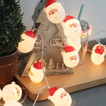 

2/3M Snowman Led Fairy String Lights Santa Led Christmas Decoration Garden Light Party Christmas Light Home Indoor Wedding H5S7