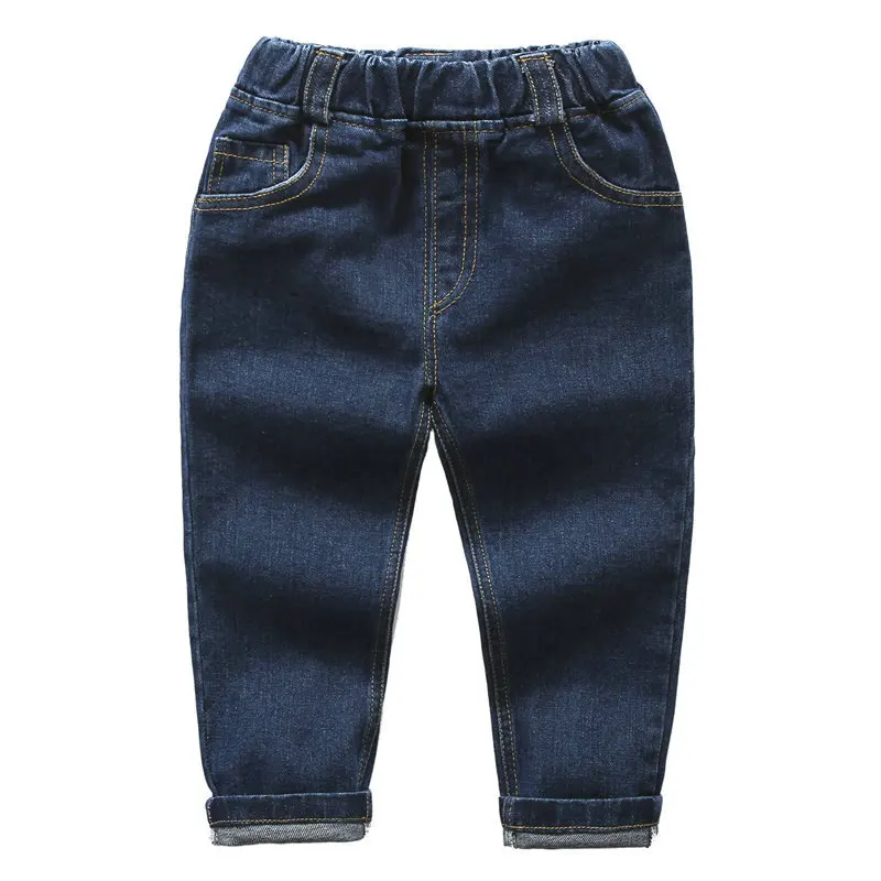 

Children BOY'S Solid Color Jeans 2019 New Style CHILDREN'S Trousers Baby Spring And Autumn Trousers Casual Pants Fashion on Beha