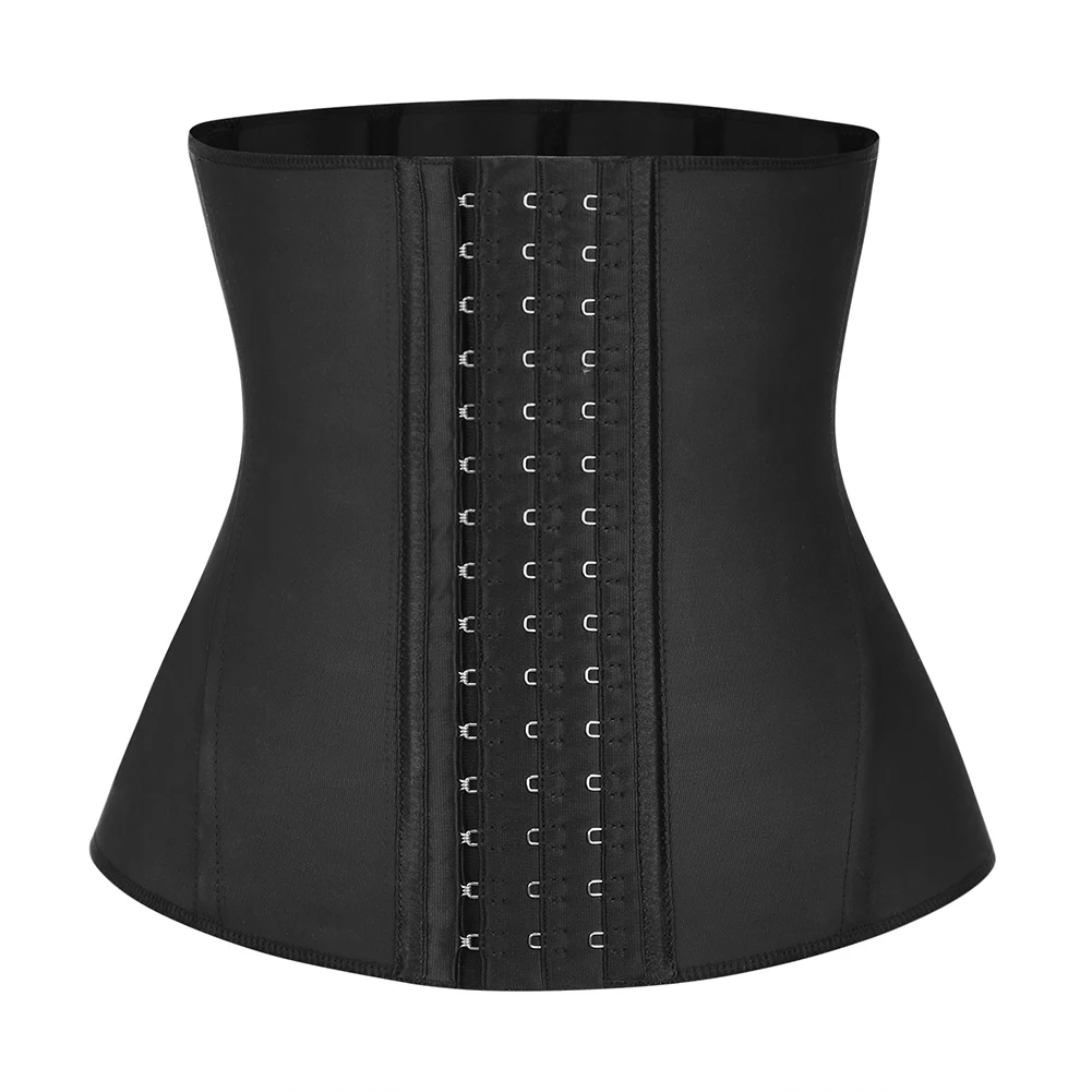 Пояс для брюшного пресса 9 стальных костей размера плюс латекс высокая