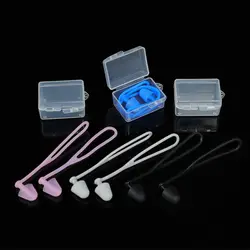 Soft Silicone Swimming Earplugs Case Protective Prevent Water Protection Ear Plug Waterproof Swim Dive Supplies Pool Accessories