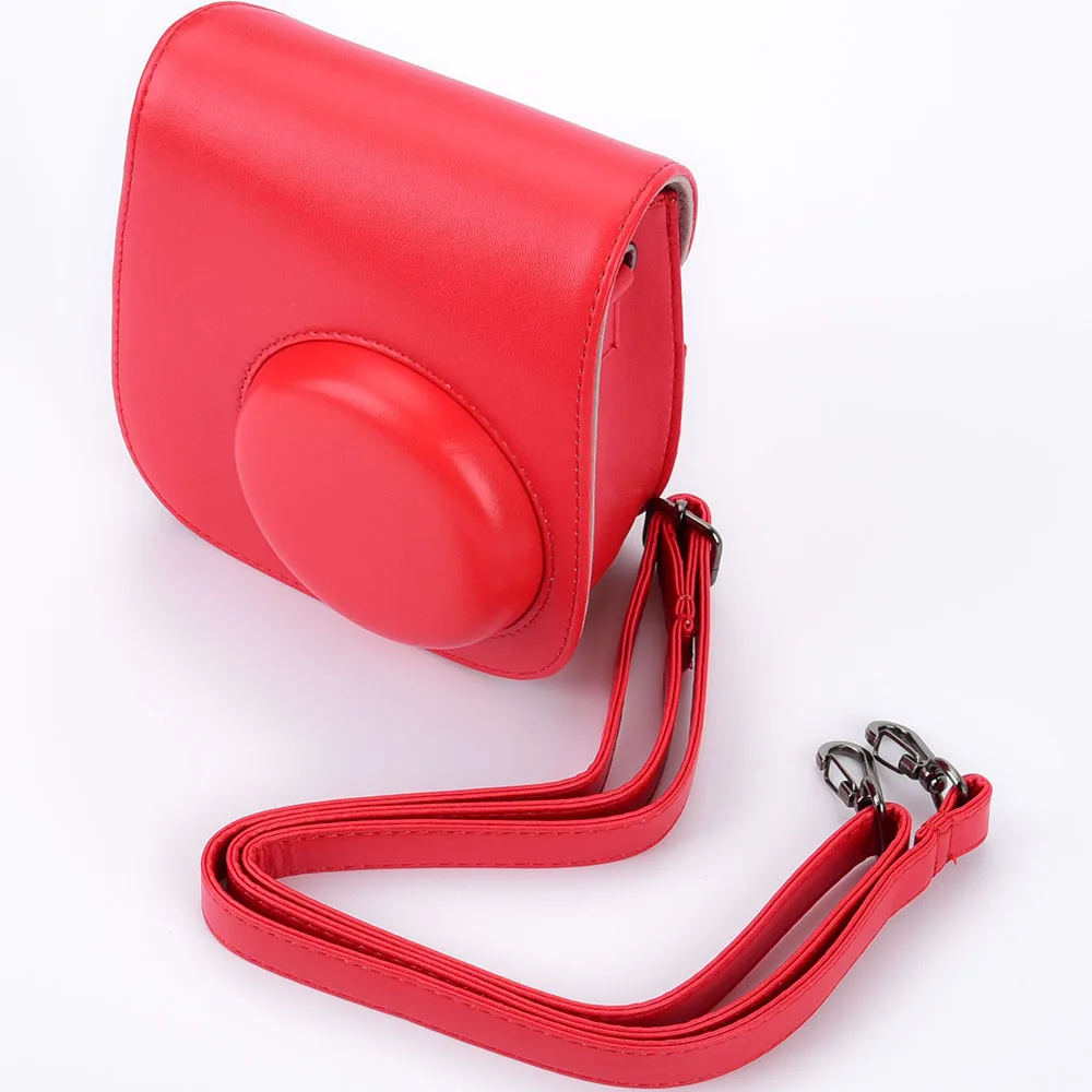 Чехол-сумка из искусственной кожи с плечевым ремнем для Fujifilm Instax Mini 9 Mini 8 Mini 8+ фотокамера моментальной печати