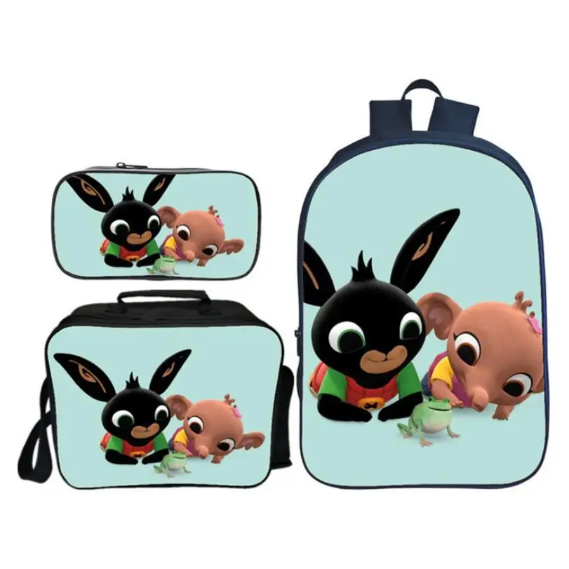 

Hot Kindergarten Child School Backpacks Cartoon Bing Bunny Printed Schoolbags for Kids Girls Boys Bookbag Casual Daypack