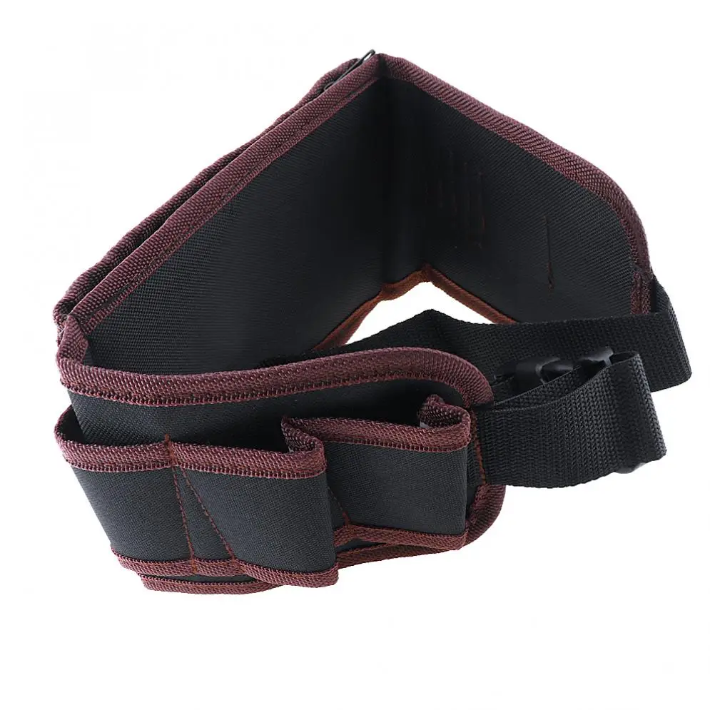 Multifunctional Durable Waterproof Waist Tool Bag with 8 Holes and Electric Drill Pocket for Home / Industrial Maintenance