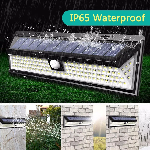 118 Led Napenergia -Fény Kültéri -Lámpa Mozgásérzékelő Napenergiával Működő Reflektorfény 3 Módja Az Utcai Kerti Dekoráció Fali Lámpához - Image 2