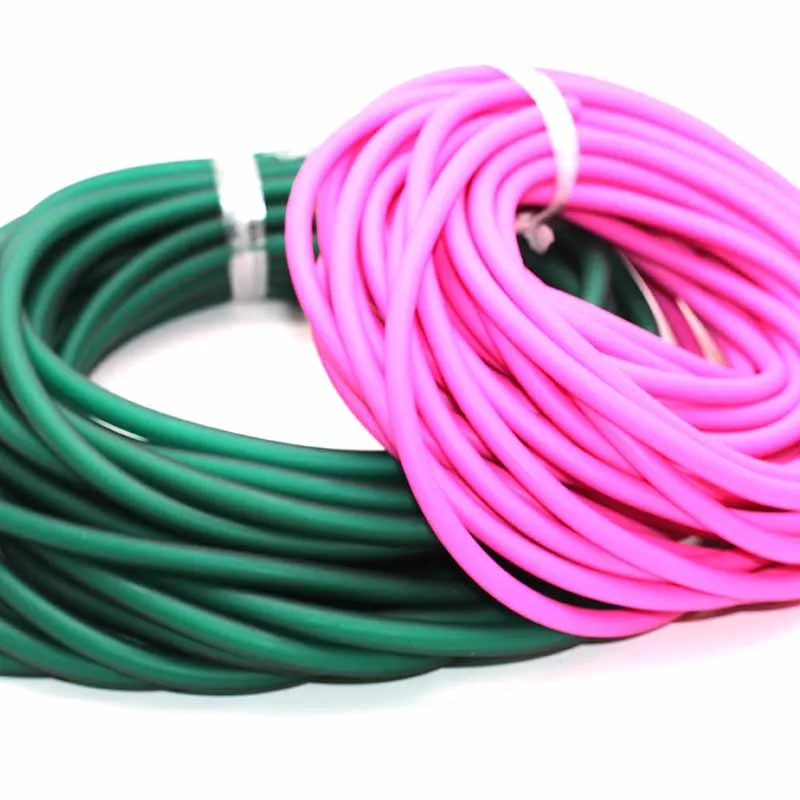 Slingshot rubber band 2*5mm 3060 4070 3070 Tubing Band Hunting Catapult Elastic Part Fitness Bungee Equipment