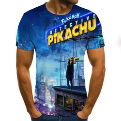 Camiseta divertida con estampado 3D camiseta informal a la moda holgada con cuello redondo novedad de verano de 2021