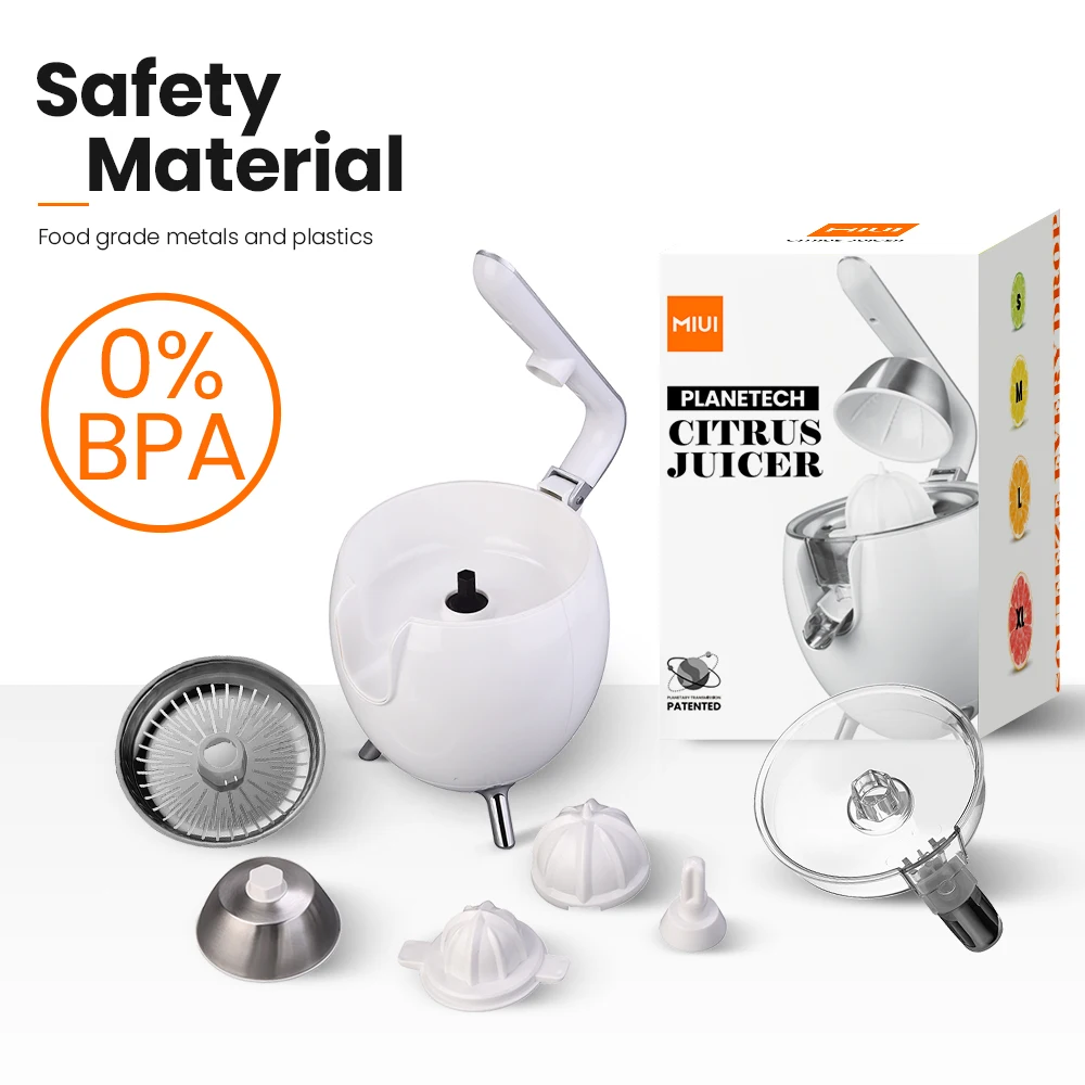 MIUI Citrus Juicer 850W Stainless Steel Orange Lemon Electric Set Juicer Hard-core Press juicer Aluminum Die-casting Handle fruit juicer juice maker blender juice blender