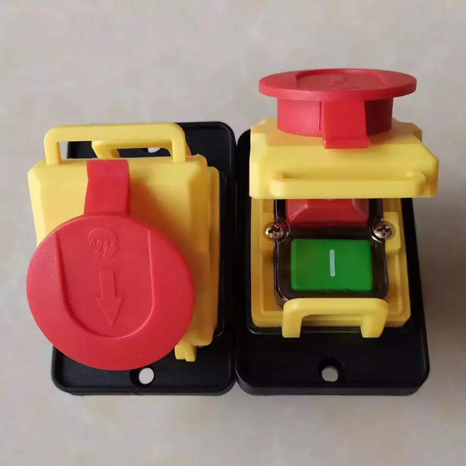 KEDU KJD18 7 Pins  Waterproof Electromagnetic Push Button Switch Emergency Stop Switches for Vessel Boat Grinding Machine