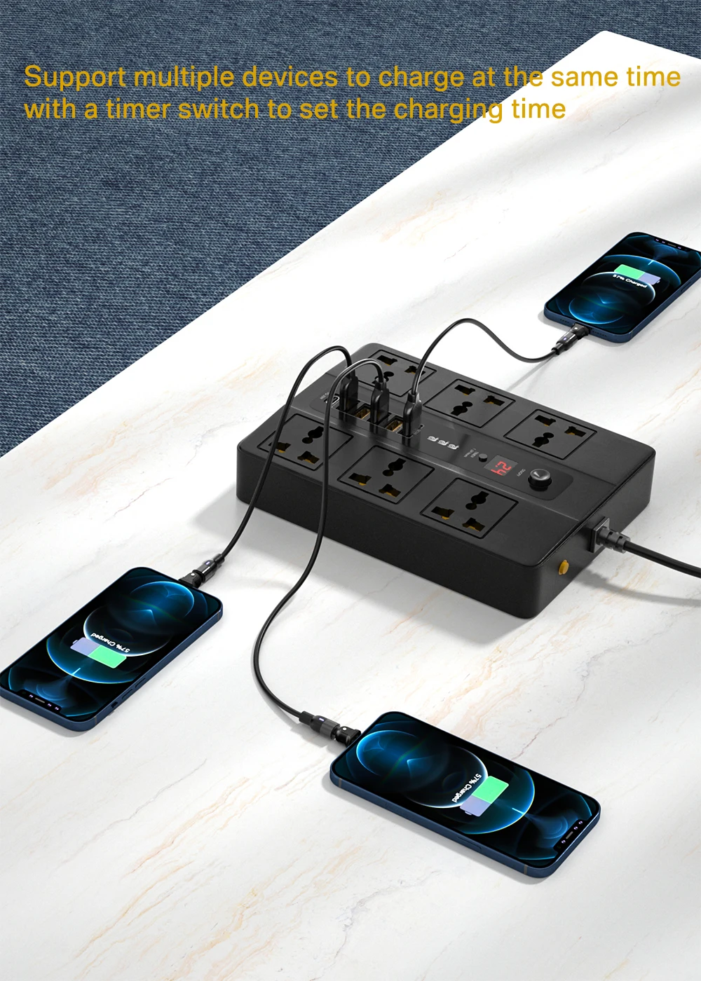 portas usb carregador rápido 20w pd qc