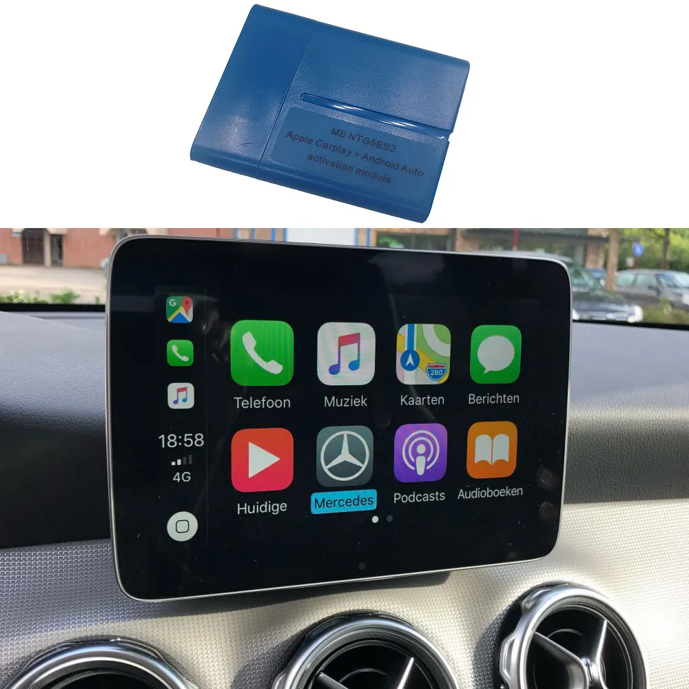 

For Mercedes benz NTG5 S2 via OBD W205 C-Class/W253 GLC-Class CarPlay For iPhone/Android Auto Activation Tool Car Accessories