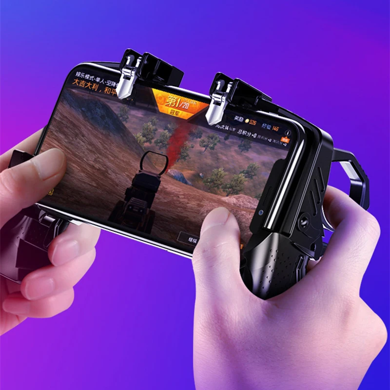 Для Pubg контроллер для мобильного телефона игровой шутер триггер Кнопка огня для IPhone Android телефон геймпад джойстик PUGB помощник
