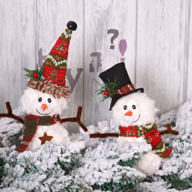 Christmas Decoration Doll Ornaments Elk Gift Window Table Simple новый год 2020 украшения (4)