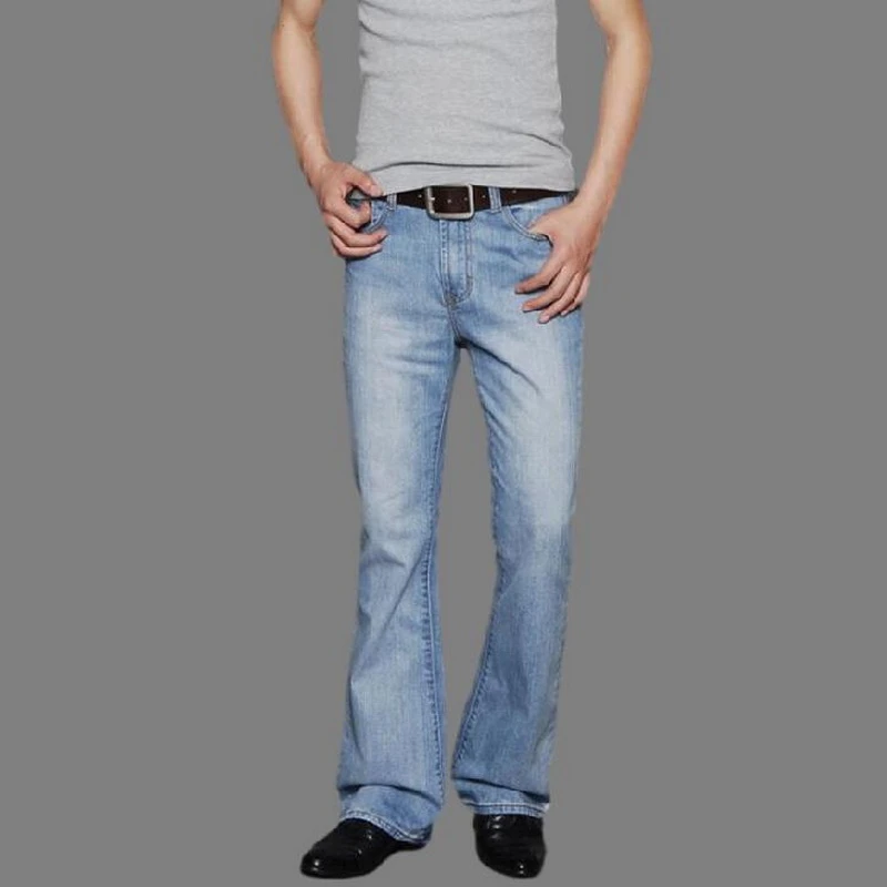 male flare jeans