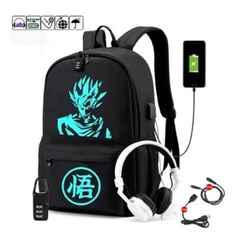 

Dragon Backpack Ultra Instinct Goku Z Luminous Backpack Casual School Bags Teenager Boys Girls Teenager Mochila Bolsa