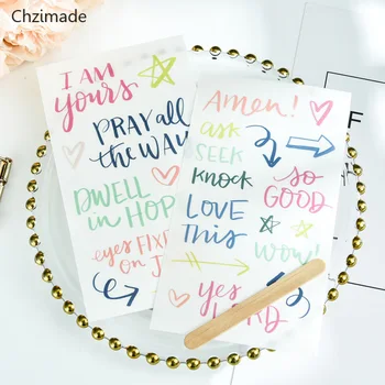 

Lychee Life 2Pcs Vintage Letter Printed Paper Rub ON Stickers Handbook Scrapbooking Paper Stickers DIY Crafts Making Decoration