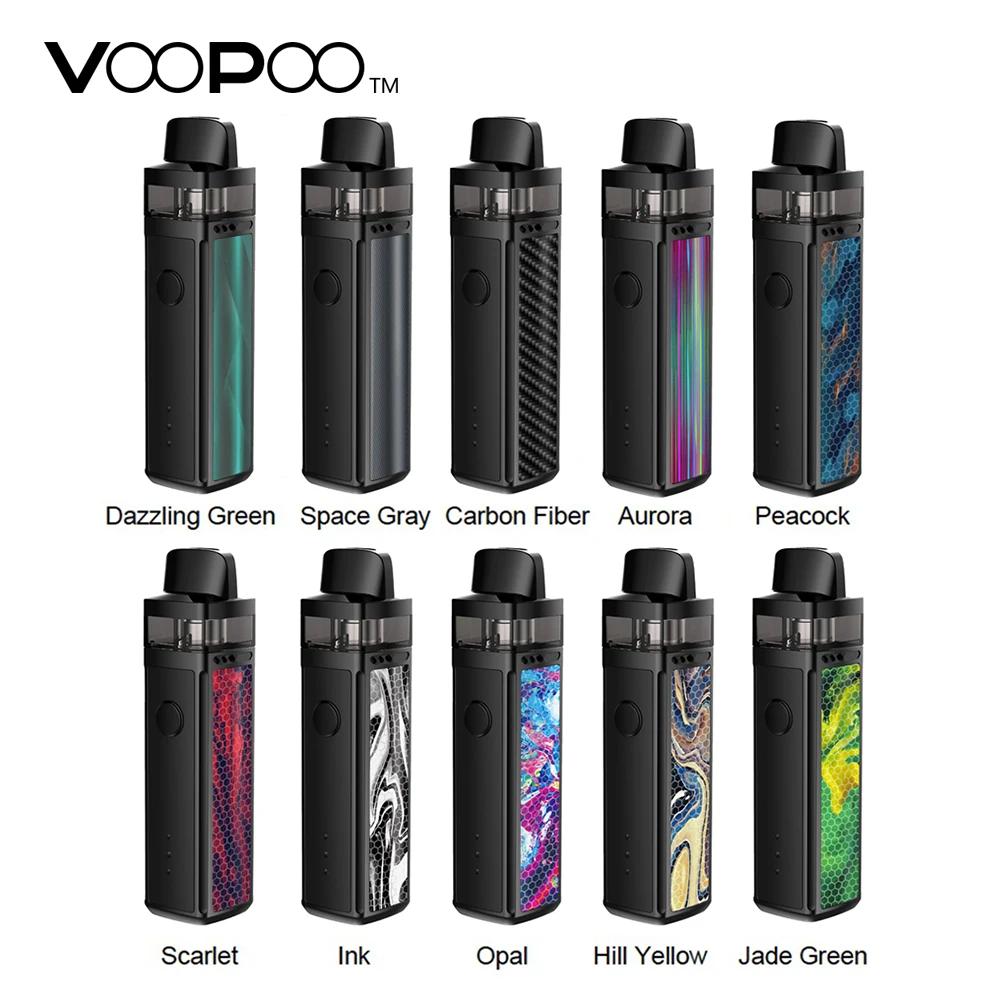 Новый оригинальный VOOPOO VINCI R Mod Pod Vape комплект с 1500 мАч батареей и 5 мл бокс мод для