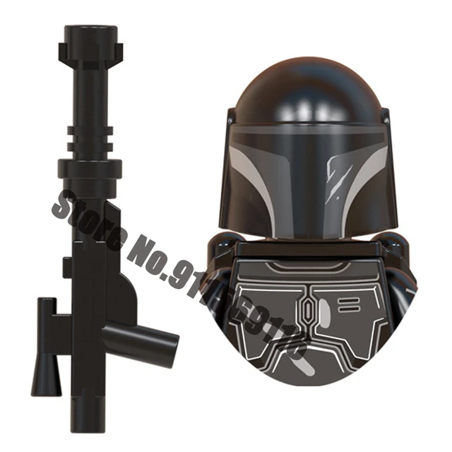 DISNEY Din Djarin Mandalorian Building Blocks Jango Boba Fett Grogu Baby Yoda Paz Vizla Bo-Katan Sabine Wren Brick Figure Toy WM920