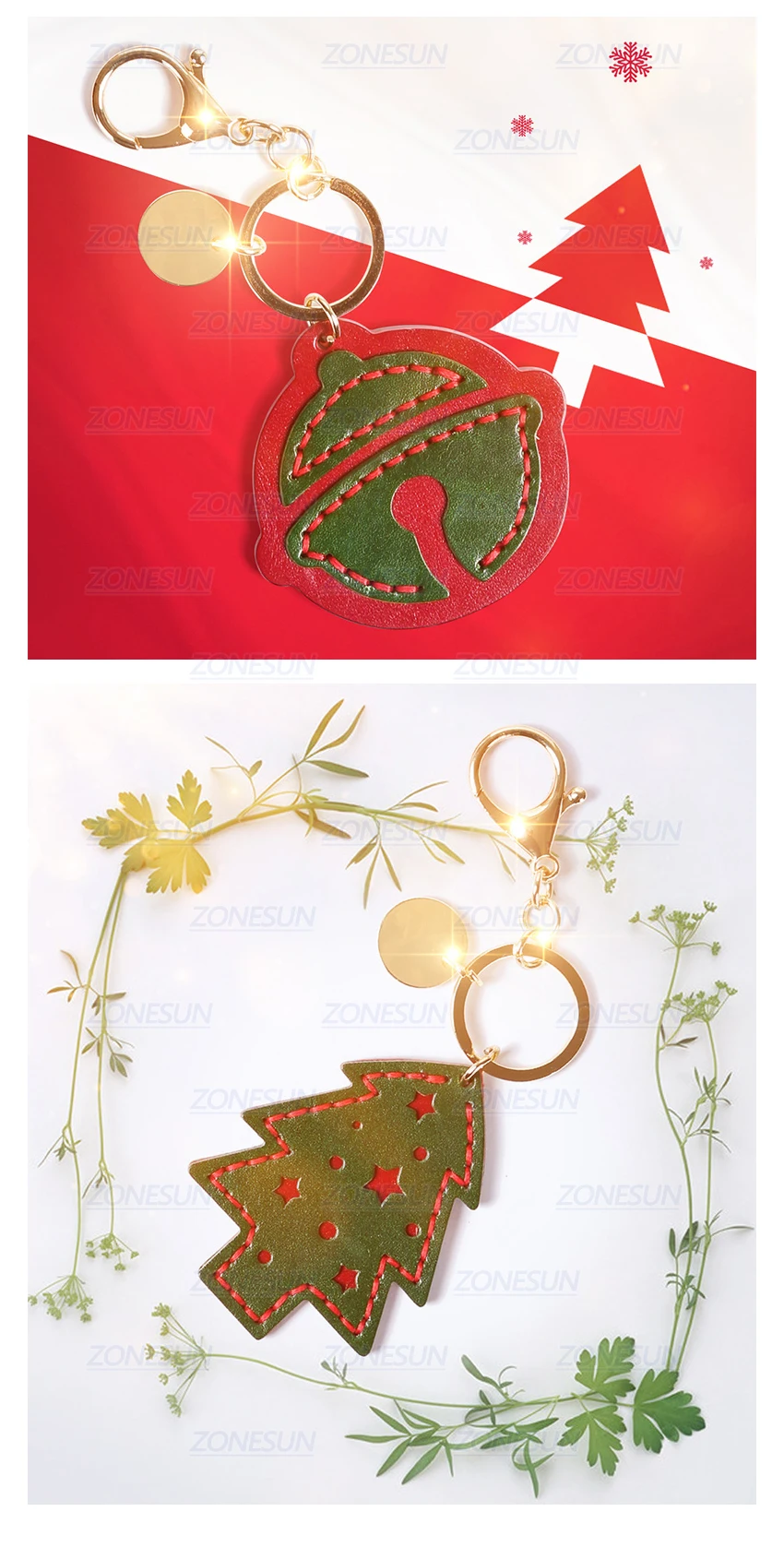 圣诞钥匙扣挂件_04