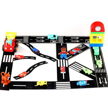 

1PC Funny Railway Road Wide Washi Tapes Traffic Road Decorative Paper Tape As Stickers For Scrapbooking Masking Tape