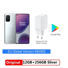 Global Version Oneplus 8T 12G 256G 65W Super Charger 4500mAh Battery 120HZ Screen Snapdragon 865 NFC 6.55 Inch 48MP Smart Phone