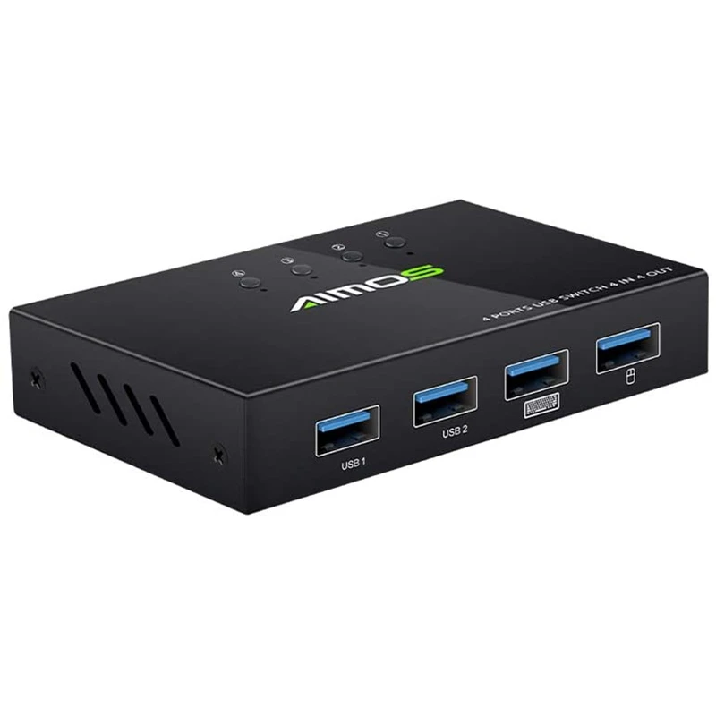 USB 2,0 Принтер KVM Share Switcher разветвитель коробка для 4 PC Обмен принтер клавиатура мышь KVM 4K USB HDMI переключатель USB 2,0 Принтер KVM Share Switcher разветвитель коробка для 4 PC Обмен принтер клавиатура мышь KVM 4K USB HDMI переключатель