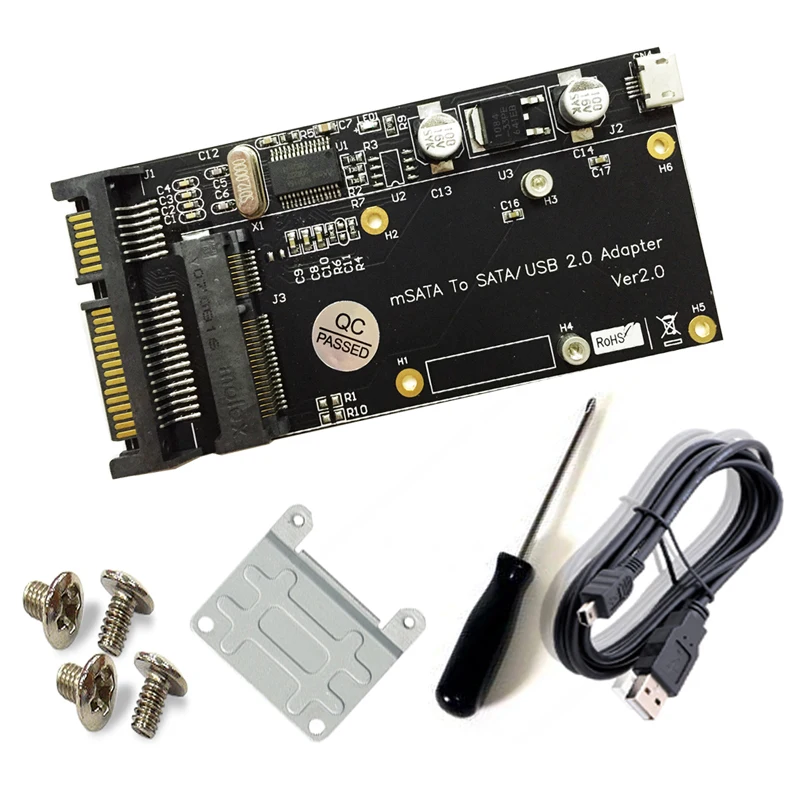 Карта Raiser mSATA SSD на USB SATA адаптер 2 5 дюйма плата драйвера преобразователь карты для