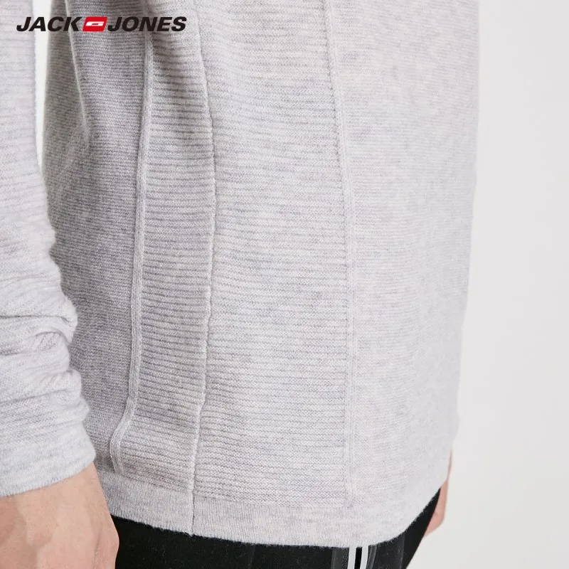 JackJones зимний мужской свитер из шерсти с круглым вырезом 218424515