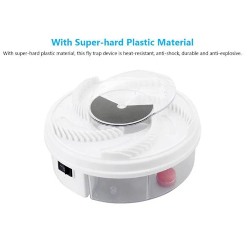 

Electric Fly Trap with Trapping Fertilizer Insect Pest Zappers Kill - USB Cable