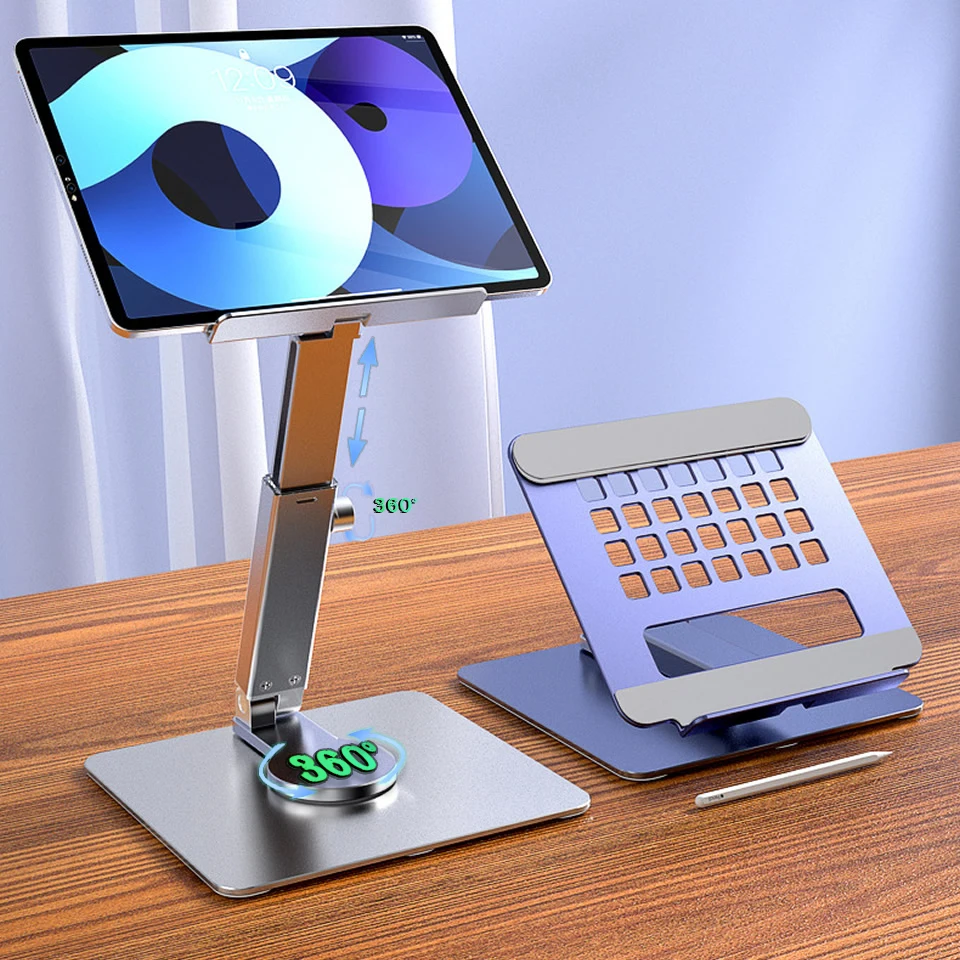 Tablet Stand Desk Adjustable Foldable Holder for iPad Pro Air Mini 11 12.9 Macbook Samsung Xiaomi Huawei Laptop Notebook Support |