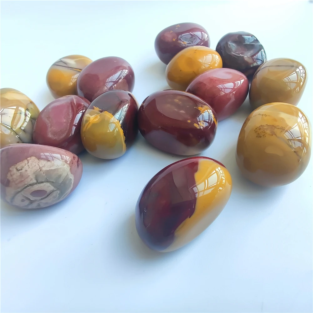 Natural Stone Mookaite Egg Yolk For Jewelry Making Bracelet DIY