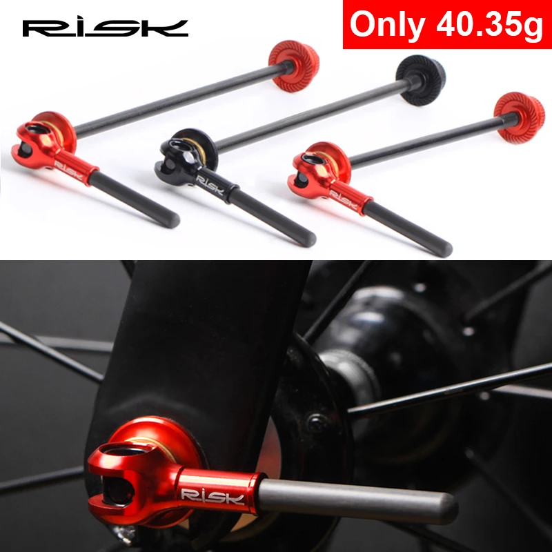 Risk Quick Release Skewers Titanium Alloy Anti Theft Skewer for MTB Road Bicycle 
