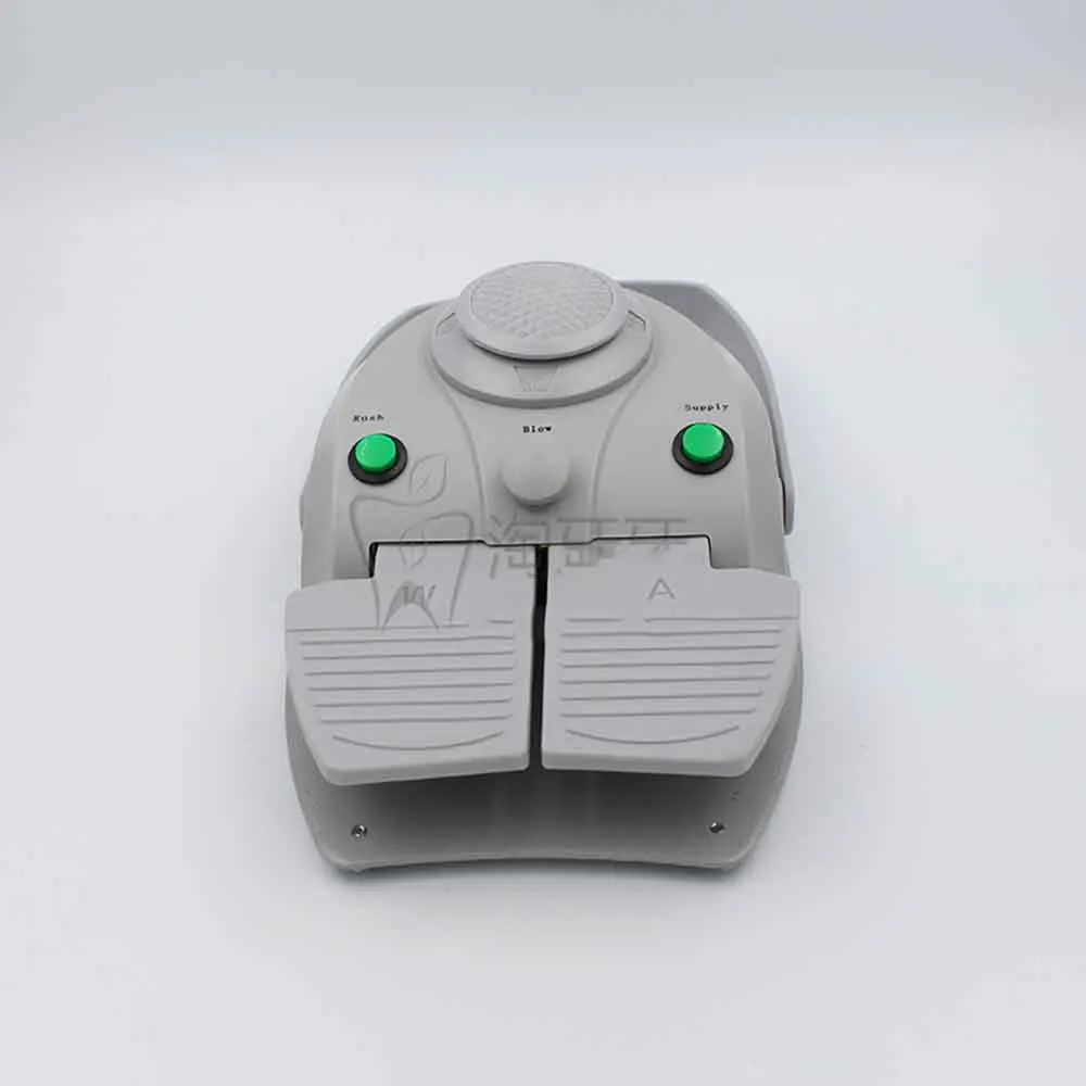 Стоматологический Роскошный многофункциональный композитный ножной контроллер педаль для Стоматологический стул запасные части Аксессуары 4 отверстия