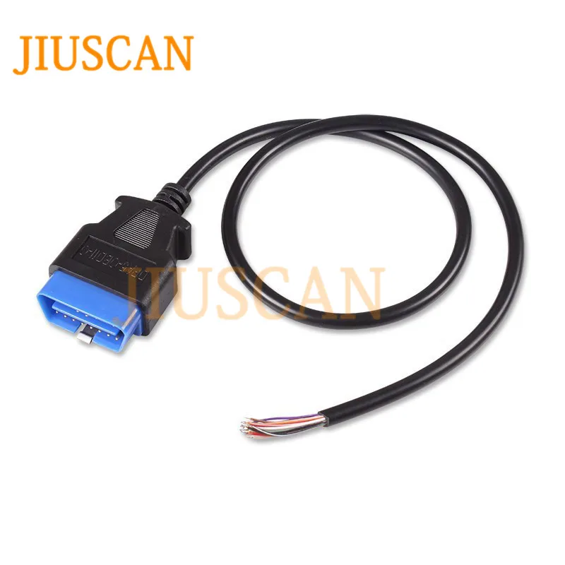 JIUSCAN Portocol адаптер 5 OBDII кабель универсальный дизельный грузовик диагностический инструмент