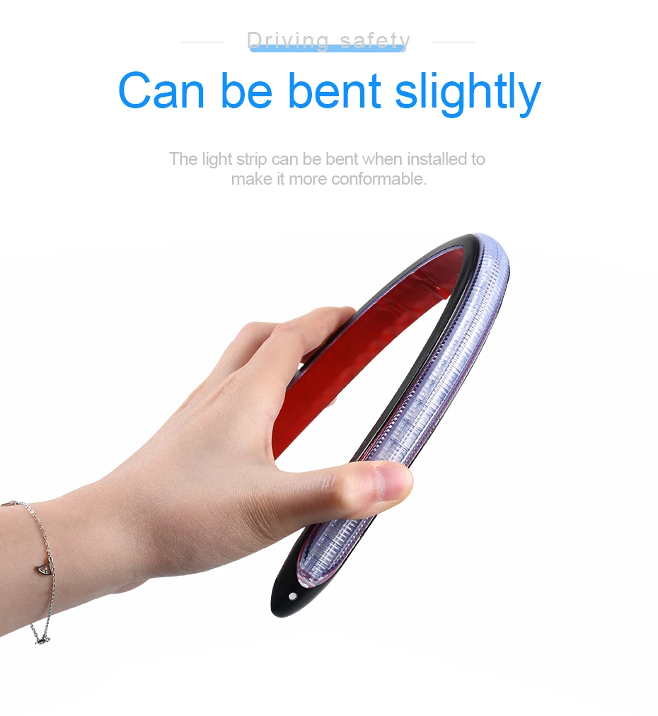 2Pcs Led Car Daytime Running Lights Drl Waterproof Headlight Turn Singal Yellow Light Streamer Auto Decorative Lamp Strip 12V