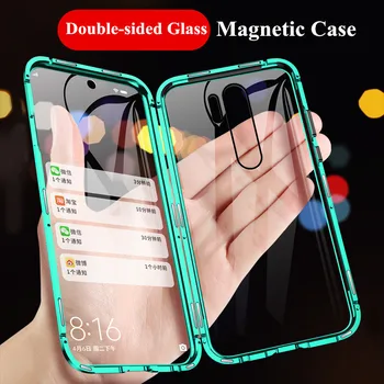 

New For Redmi Note 8 Pro Double-Sided Tempered Glass Protect Back Cover Case for Xiaomi Red mi Note 8 Note8 Pro 8t Magnetic Case