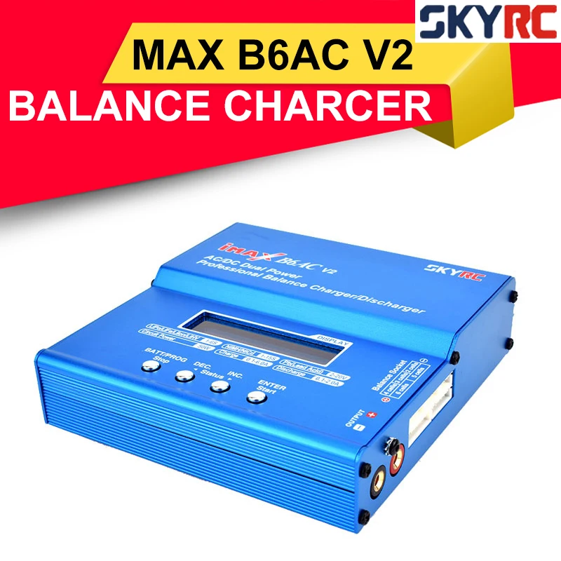 SKYRC iMAX B6AC V2 6A 50 Вт Зарядное устройство/зарядное устройство Dis для 1-6S LiPo Li-Ion LiFe LiHV Nimh Nicd PB RC Дрон батарея