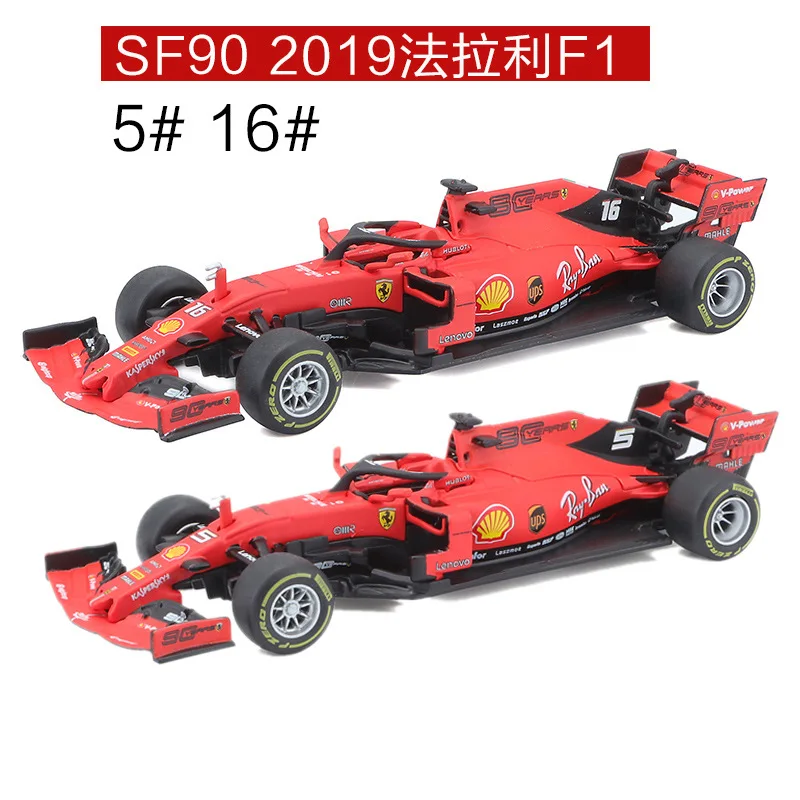 BBURAGO 1:43 модель металлического автомобиля игрушка для Ferrari F1 SF90 Модель гоночного автомобиля новая с оригинальной коробкой